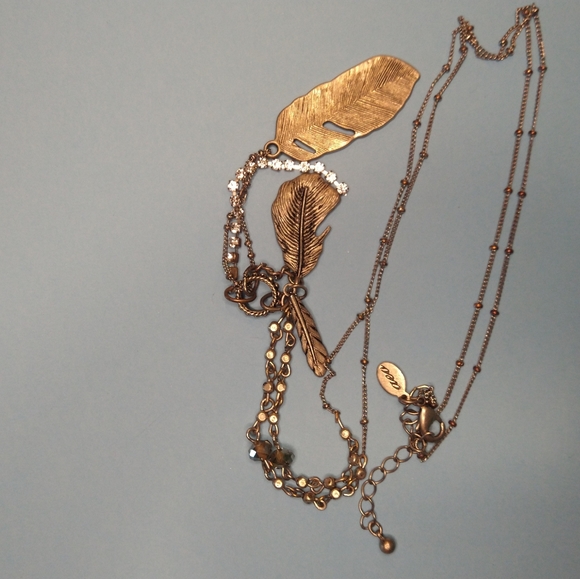 American eagle long silver necklace - Picture 2 of 2